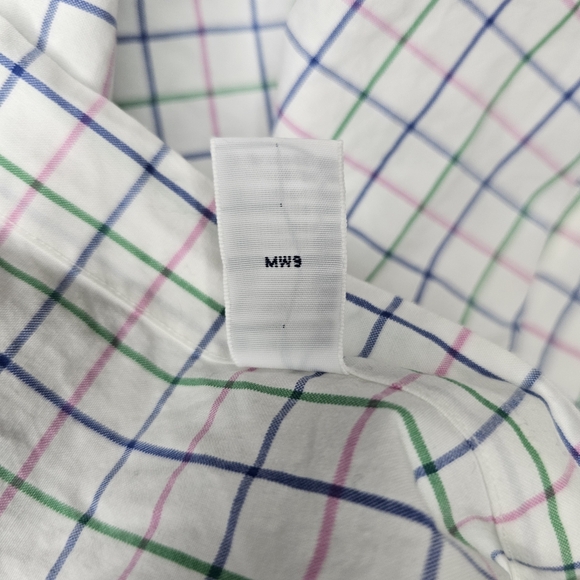 Ralph Lauren Cotton Y2K Plaid Button Up Shirt Classic Fit Preppy 2000s - Picture 12 of 12